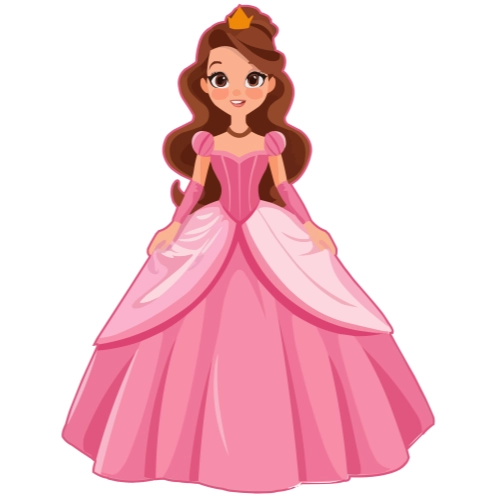 Princess Theme Party Supplies | Pink Royal Princess Cutout | Birthday Party Décor